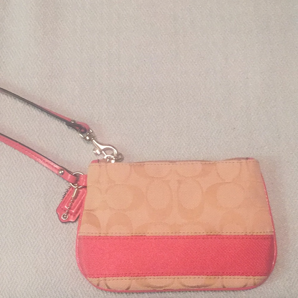 Coach mini wristlet